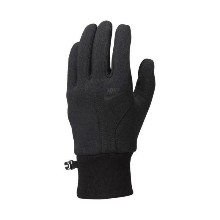 Vyriškos bėgimo pirštinės Nike Therma-Fit Tech Pleece, juodos