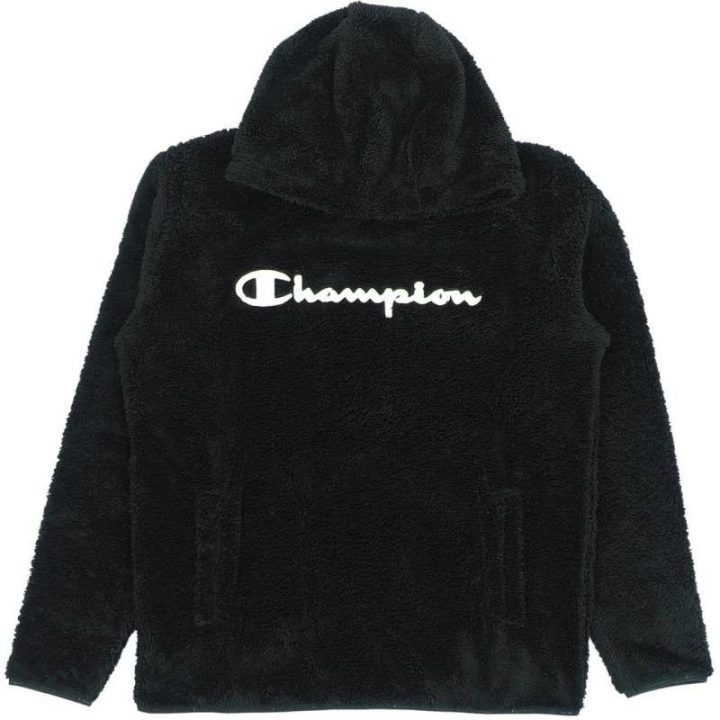 Vyriškas džemperis su gobtuvu Champion Hooded Top, juodas