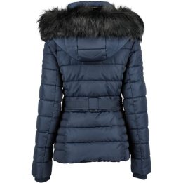 Moteriška pašiltinta parka Geographical Norway, tamsiai mėlyna