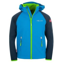 Vaikiška softshell striukė su gobtuvu Trollkids Rondane Zip Off XT