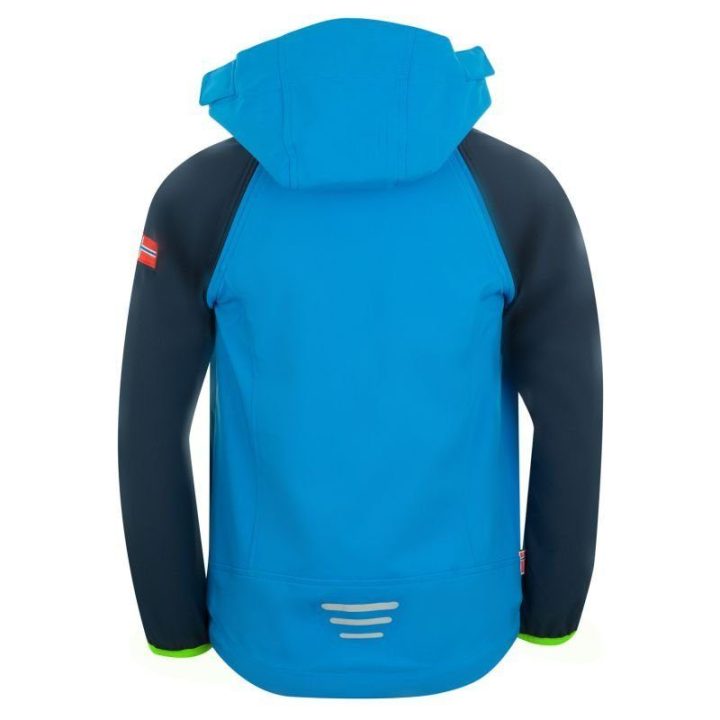 Vaikiška softshell striukė su gobtuvu Trollkids Rondane Zip Off XT