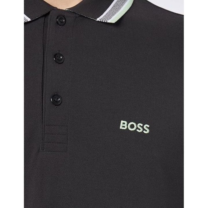 Vyriški polo marškinėliai su ilgomis rankovėmis BOSS, turkio