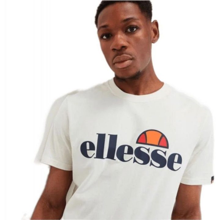 Vyriški medvilniniai marškinėliai Ellesse SL Prado Tee, balkšvi