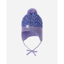 Vaikiška žieminė kepurė Reima Paljakka, violetinė