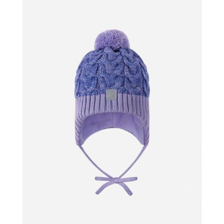 Vaikiška žieminė kepurė Reima Paljakka, violetinė