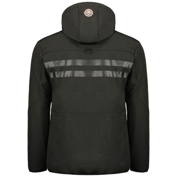 Vyriška softshell striukė Geographical Norway, juoda ir oranžinė