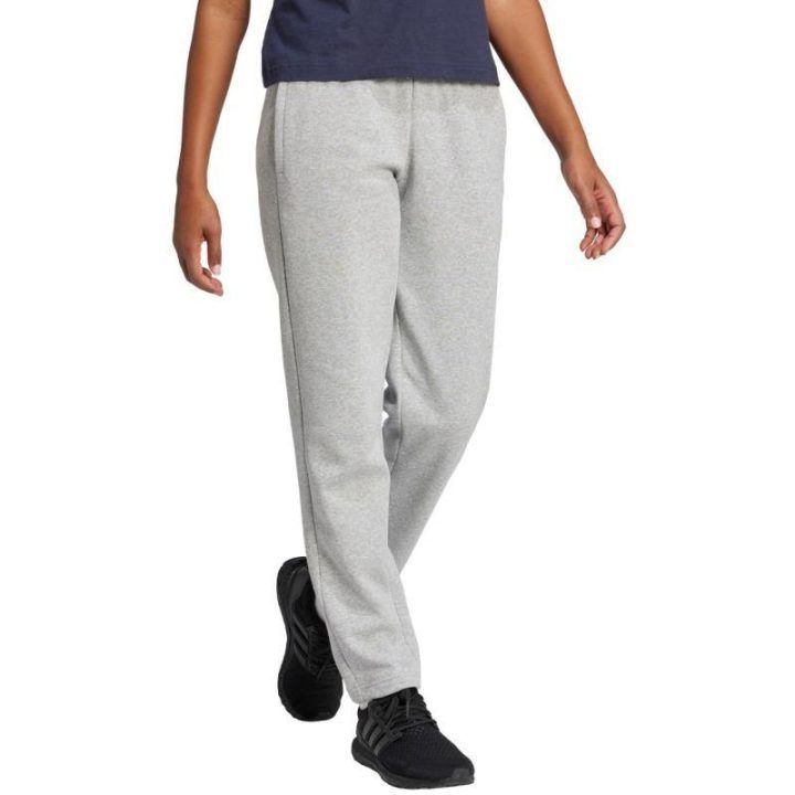 Moteriškos medvilninės sportinės kelnės adidas SL FC PT, pilkos