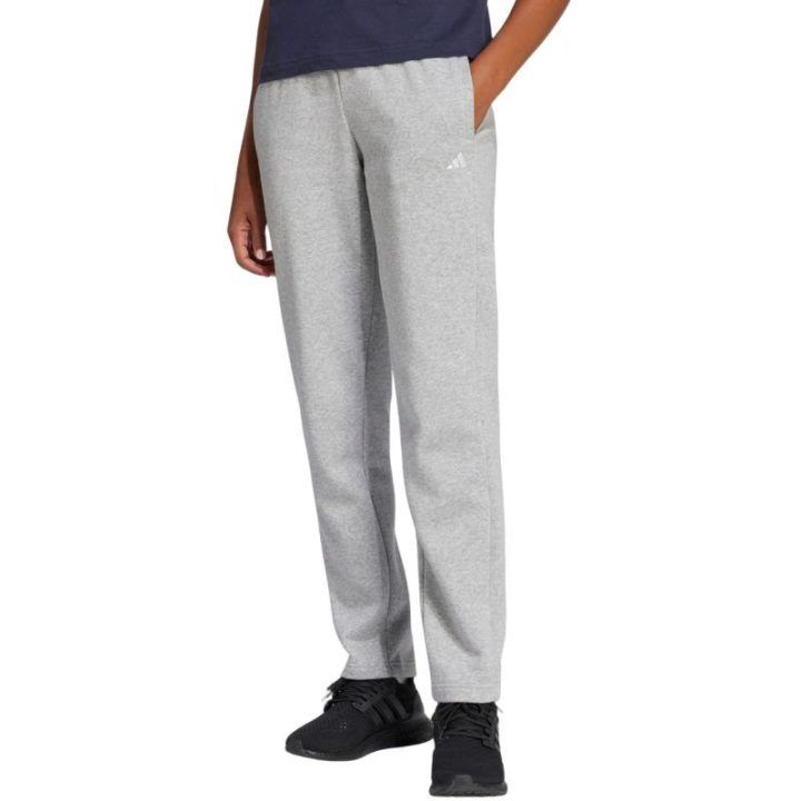 Moteriškos medvilninės sportinės kelnės adidas SL FC PT, pilkos