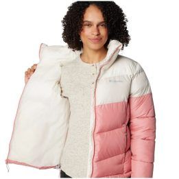 Moteriška striukė Columbia Puffect II Colorblock, rožinė