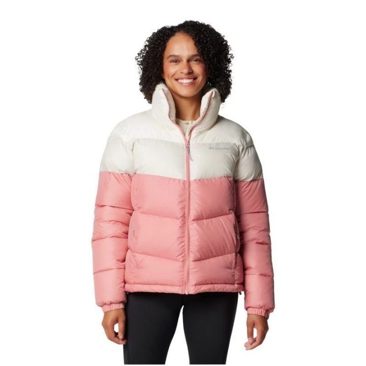 Moteriška striukė Columbia Puffect II Colorblock, rožinė