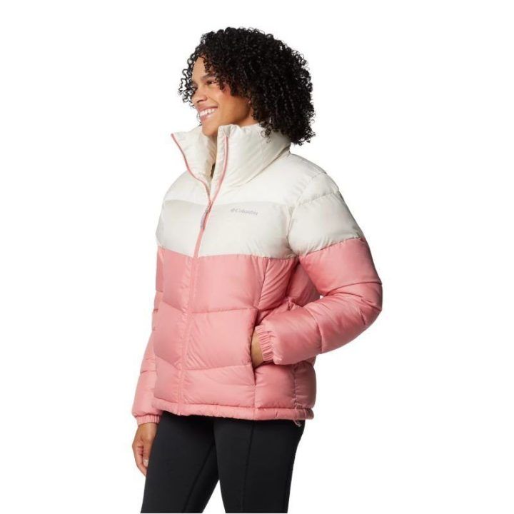 Moteriška striukė Columbia Puffect II Colorblock, rožinė