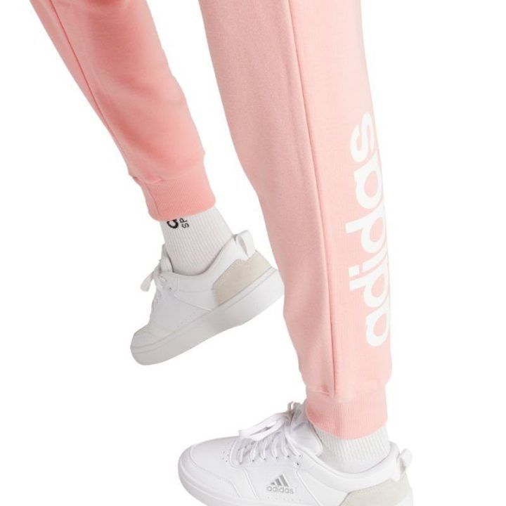 Moteriškos medvilninės sportinės kelnės adidas Linear