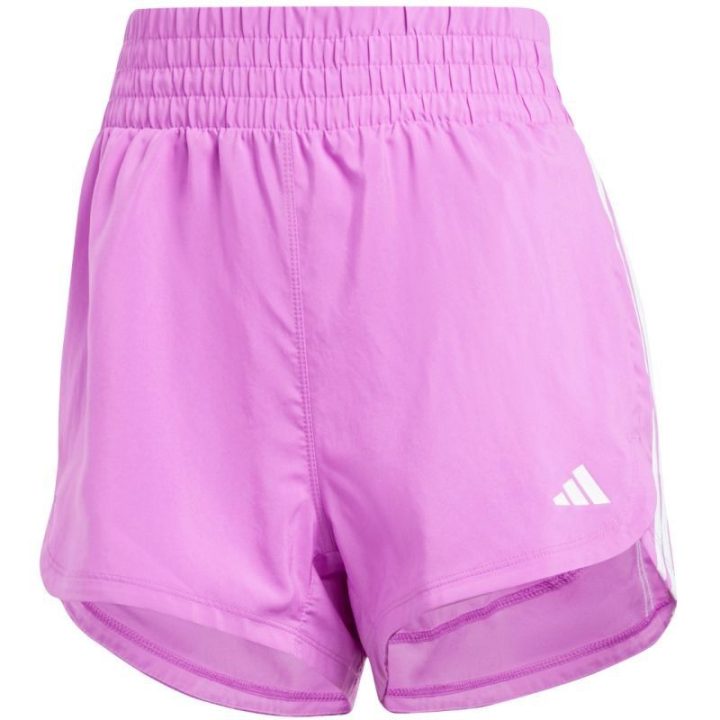 Moteriški treniruočių šortai aukštu liemeniu adidas Pacer Training