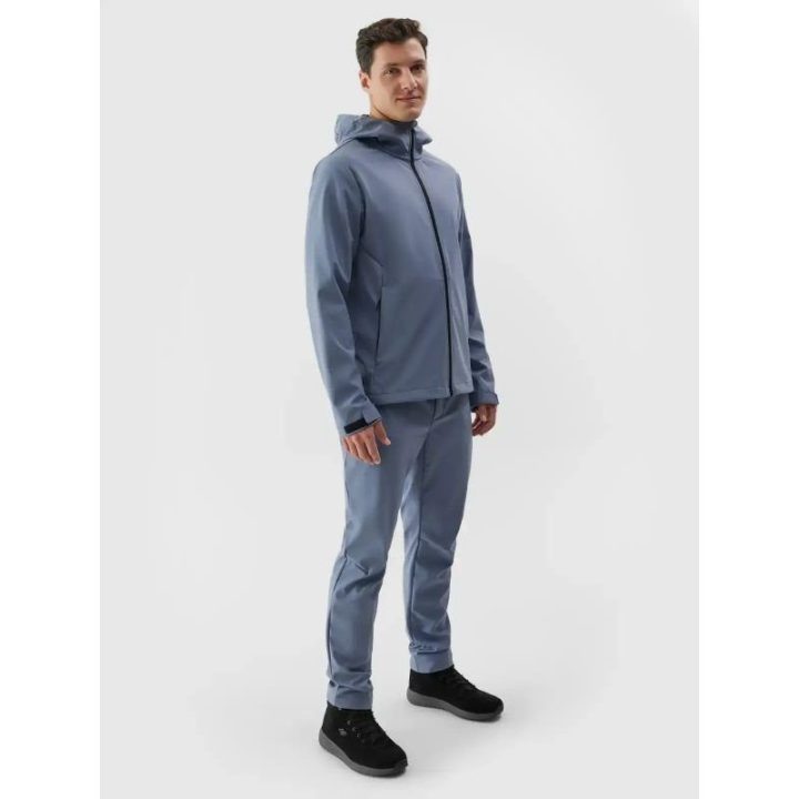 Vyriška vėjui atspari softshell striukė 4F, mėlyna