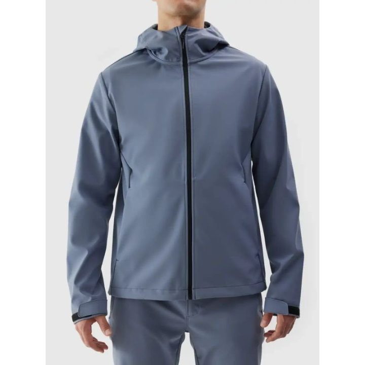 Vyriška vėjui atspari softshell striukė 4F, mėlyna