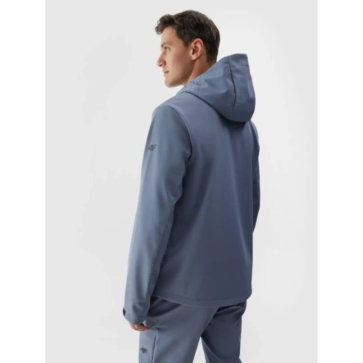 Vyriška vėjui atspari softshell striukė 4F, mėlyna