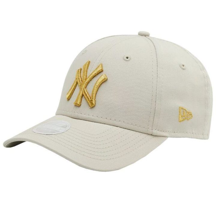 Moteriška kepurė su snapeliu New Era New York Yankees, smėlio