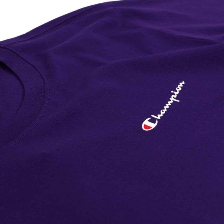 Vyriški medvilniniai marškinėliai Champion SS Tee, violetiniai