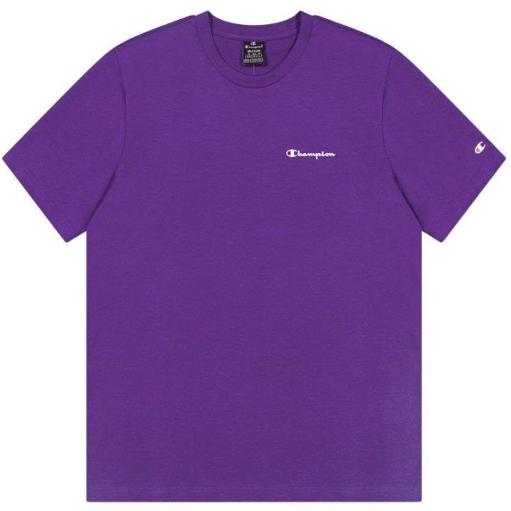 Vyriški medvilniniai marškinėliai Champion SS Tee, violetiniai