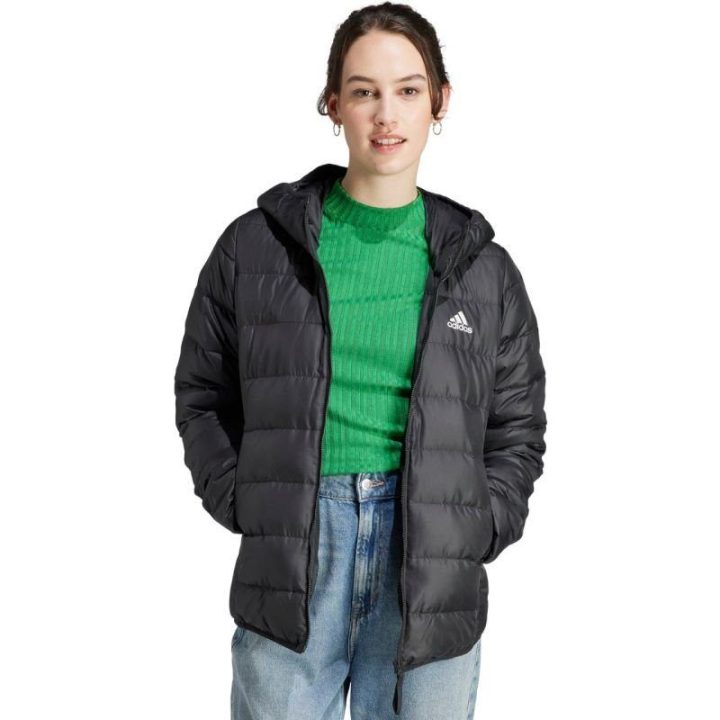 Moteriška pūkinė striukė adidas Essentials Light Down Hooded