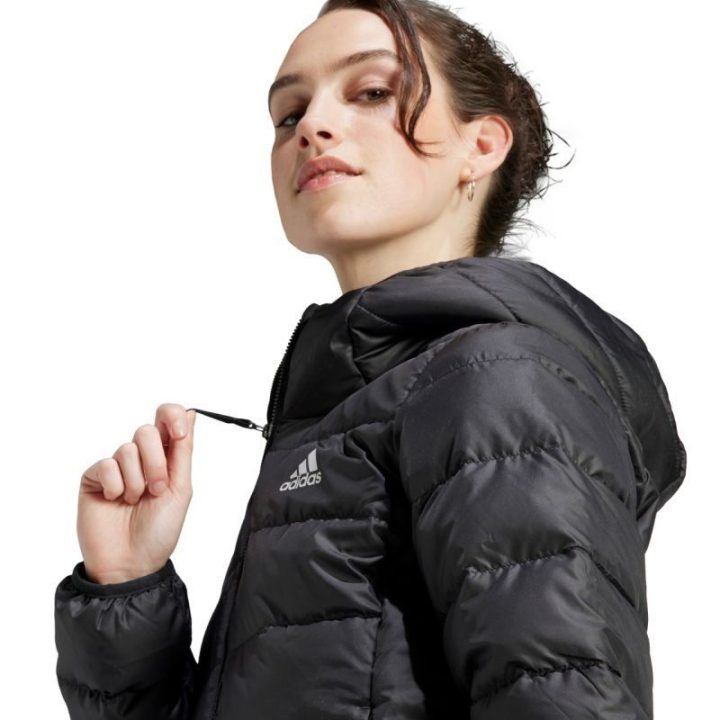 Moteriška pūkinė striukė adidas Essentials Light Down Hooded