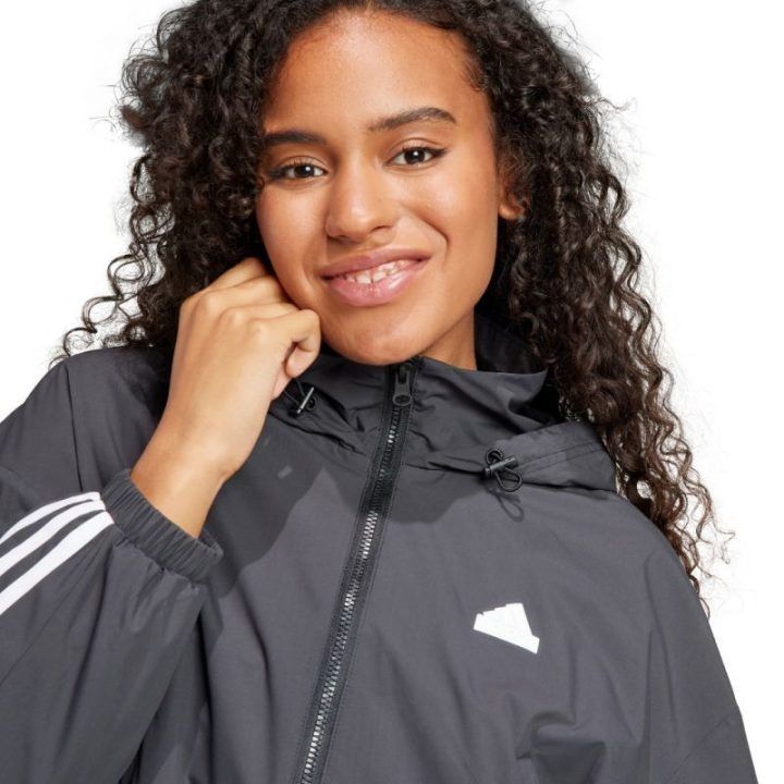 Moteriška laisvo kirpimo striukė adidas FI 3S WND WB