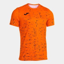Vyriški marškinėliai Joma Pro Team, oranžiniai ir juodi