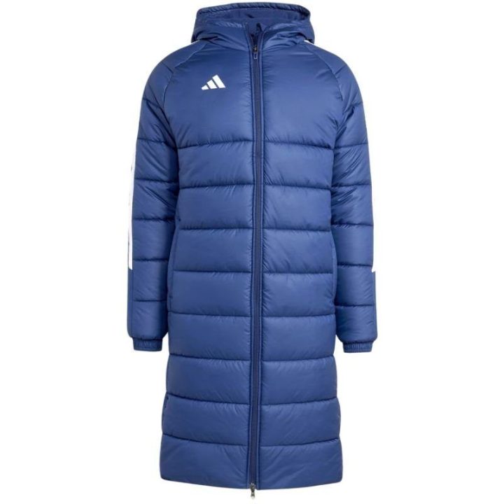 Vyriška ilga dygsniuota striukė adidas Tiro 24 Long, mėlyna