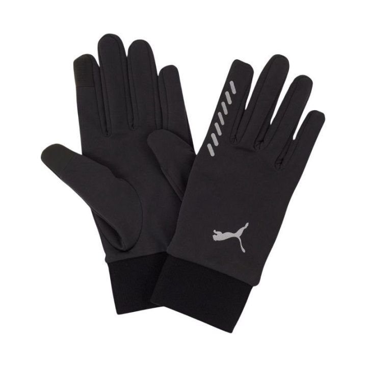 Uniseks bėgimo pirštinės Puma Running Winter, juodos