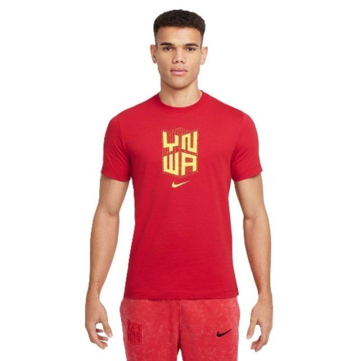 Vyriški marškinėliai su Liverpool FC grafika Nike, raudoni