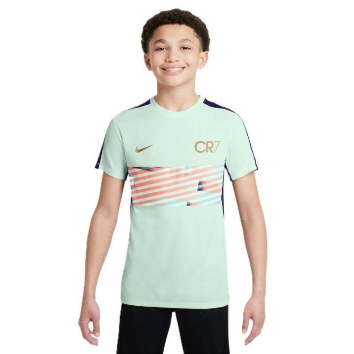 Vaikiški įprasto kirpimo marškinėliai Nike CR7 Academy, žali