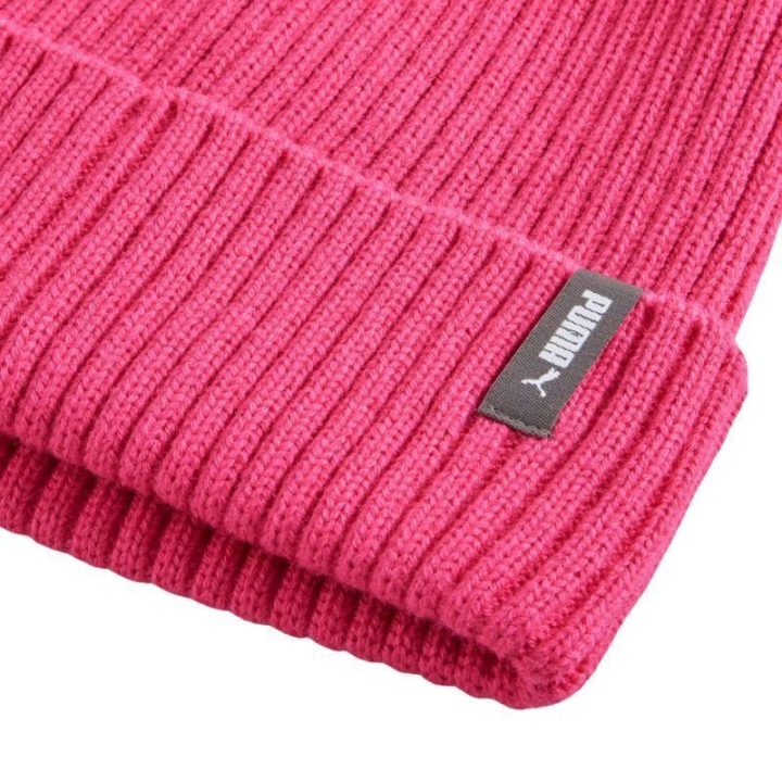 Megzta kepurė Puma Classic Cuff, rožinė