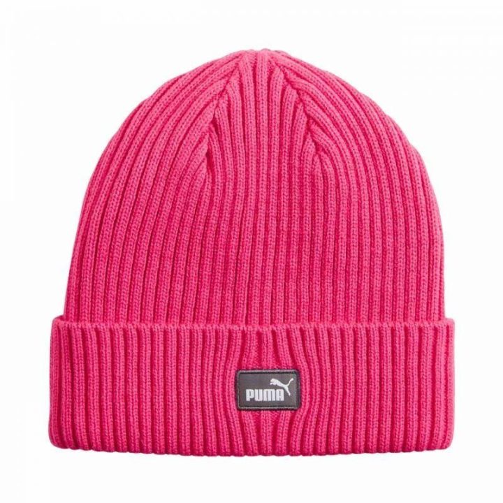 Megzta kepurė Puma Classic Cuff, rožinė
