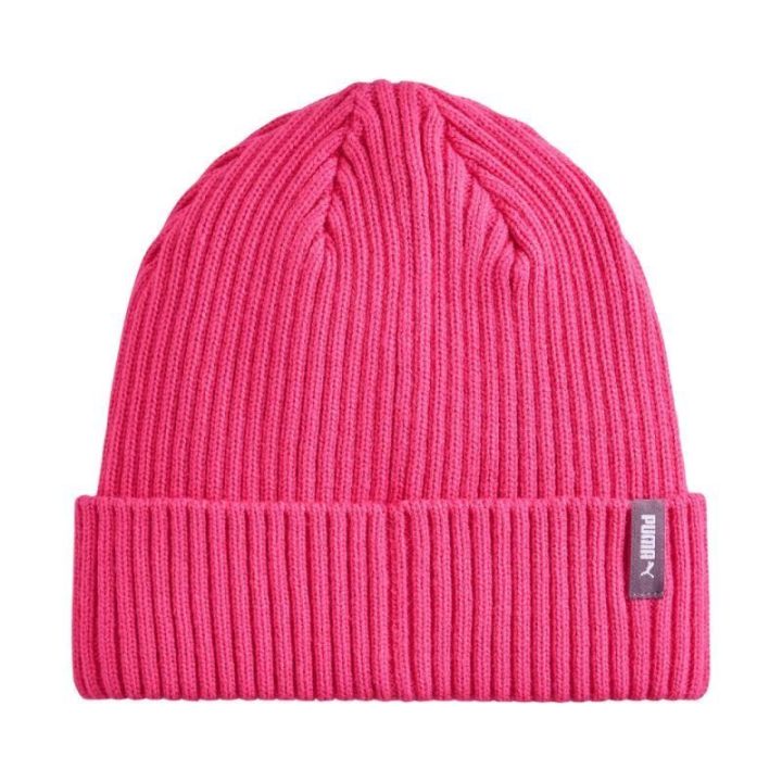 Megzta kepurė Puma Classic Cuff, rožinė