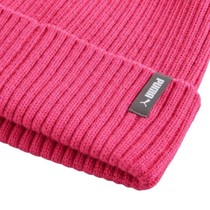 Megzta kepurė Puma Classic Cuff, rožinė