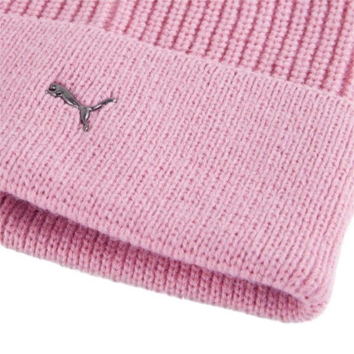 Rumbuota megzta kepurė Puma Metal Cat, šviesiai rožinė
