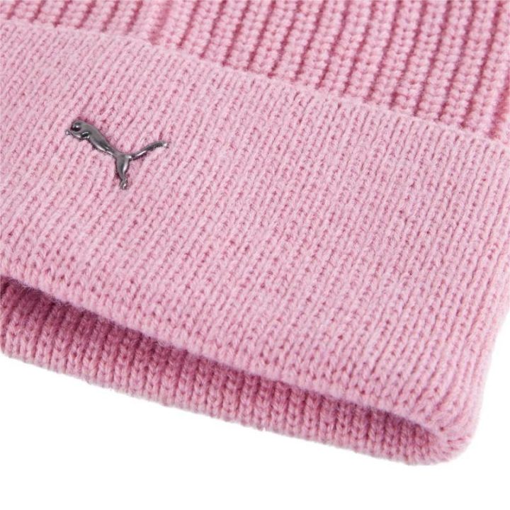 Rumbuota megzta kepurė Puma Metal Cat, šviesiai rožinė