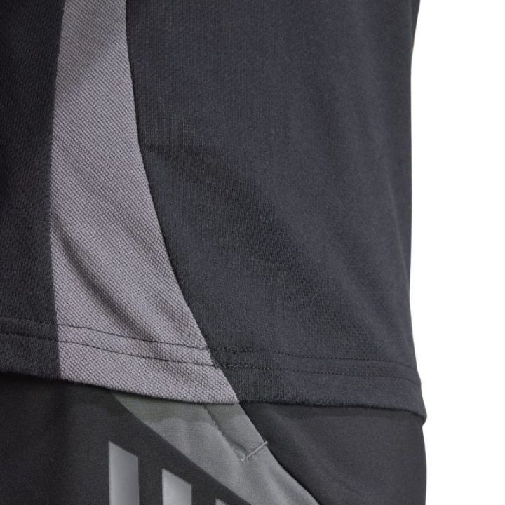 Moteriški polo marškinėliai adidas Tiro 24 Competition, juodi ir pilki