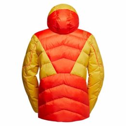 Vyriška pūkinė striukė La Sportiva Bivouac Down, raudona ir bambuko