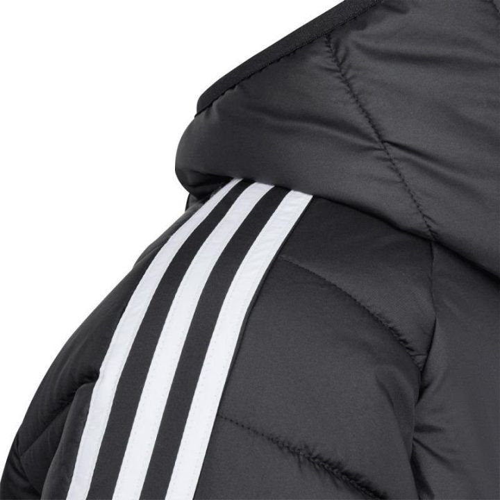 Vaikiška striukė su gobtuvu adidas Tiro 24 Winter, juoda