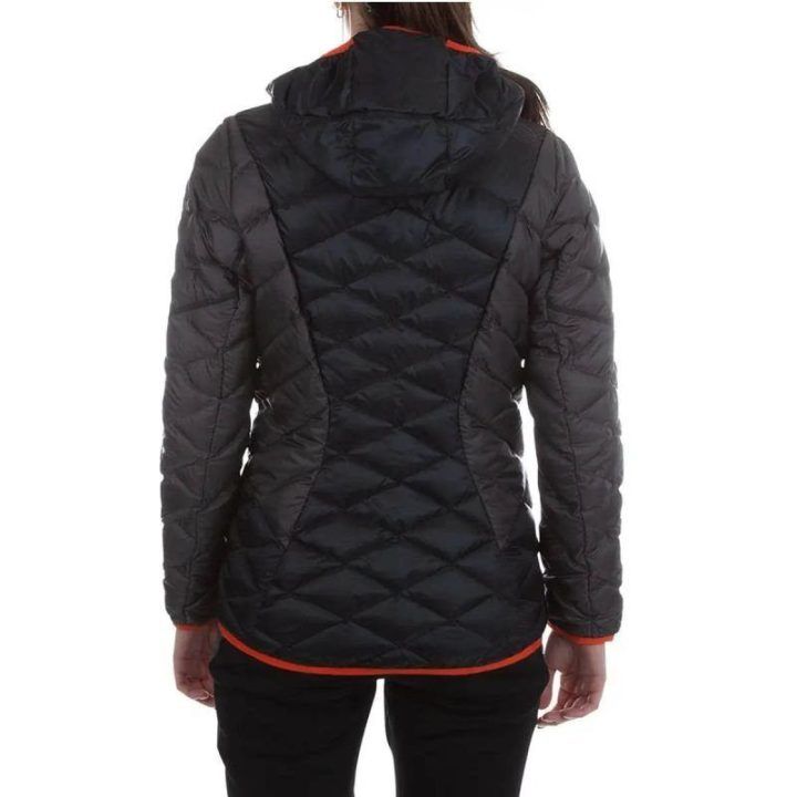 Moteriška pūkinė striukė La Sportiva Pinnacle, juoda ir raudona
