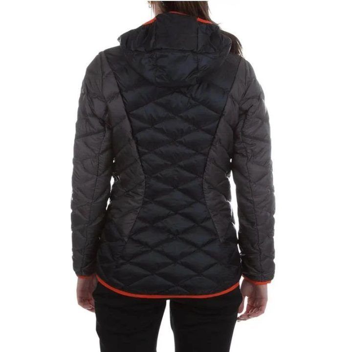 Moteriška pūkinė striukė La Sportiva Pinnacle, juoda ir raudona
