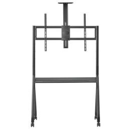 Mobilus televizoriaus stovas ART S-14, 55–100 colių, juodas