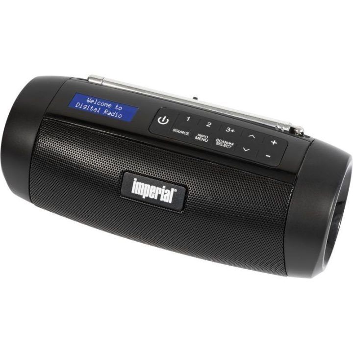 Nešiojamasis DAB+/FM radijas Imperial DABMAN GO, juodas