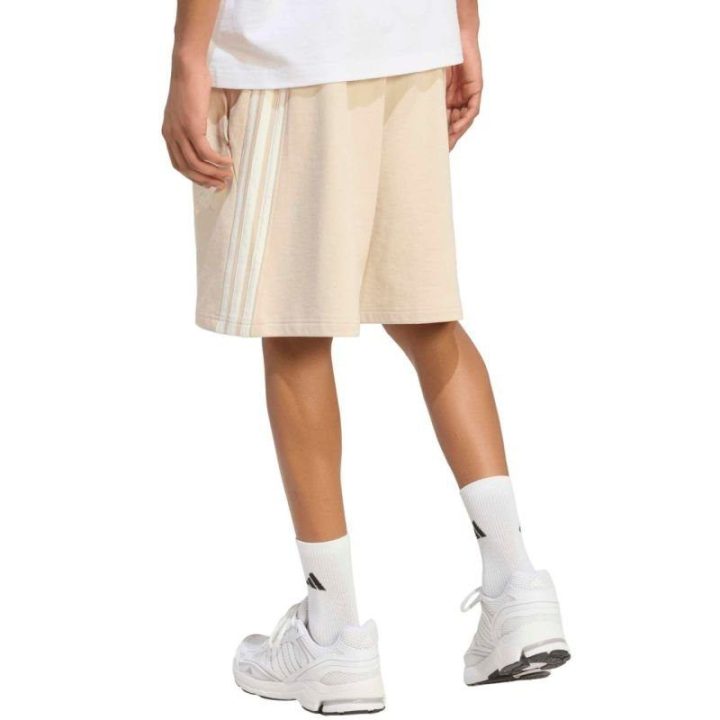 Vyriški medvilniniai šortai Adidas Kit 3-Stripes, smėlio