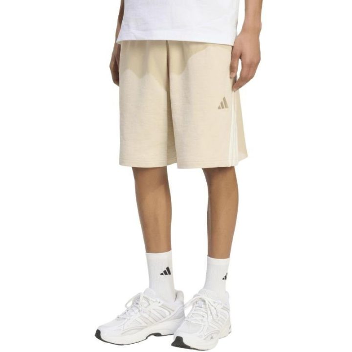 Vyriški medvilniniai šortai Adidas Kit 3-Stripes, smėlio