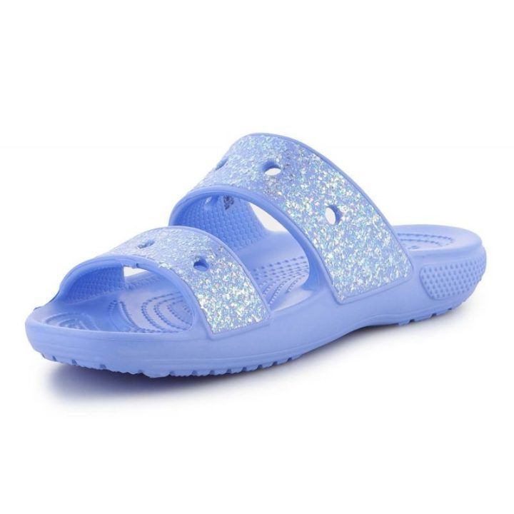 Vaikiškos basutės su blizgučiais Crocs Classic Glitter