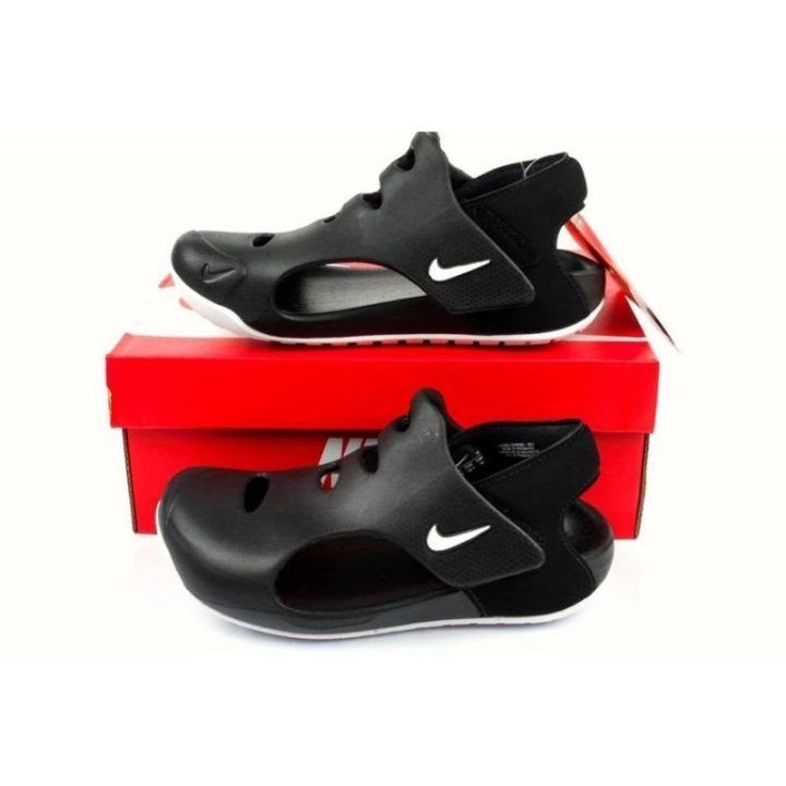 Vaikiškos basutės su lipukais Nike Sunray Protect 3 PS, juodos