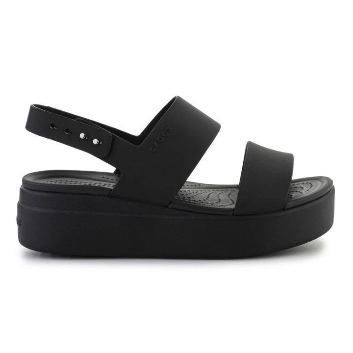 Moteriškos basutės Crocs Brooklyn Low Wedge, juodos