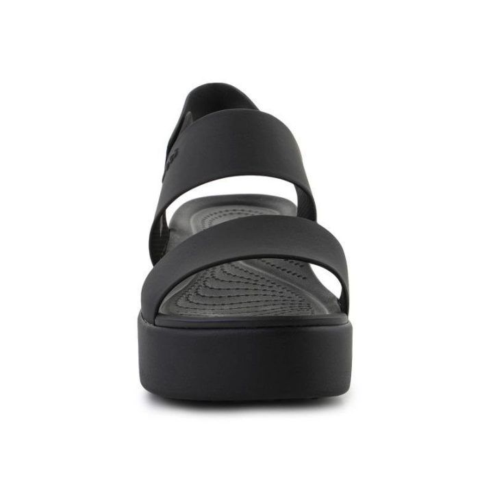Moteriškos basutės Crocs Brooklyn Low Wedge, juodos